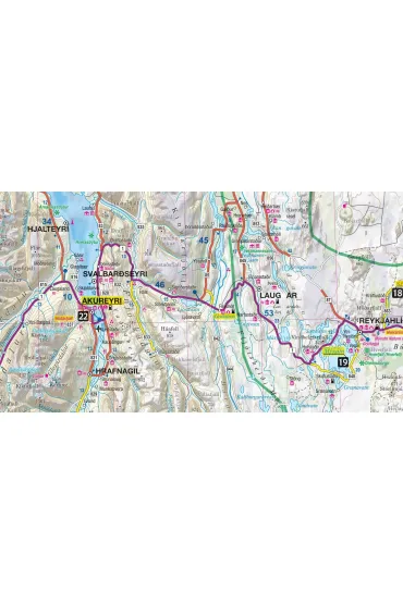 Islandia map&guide PL laminat 2023