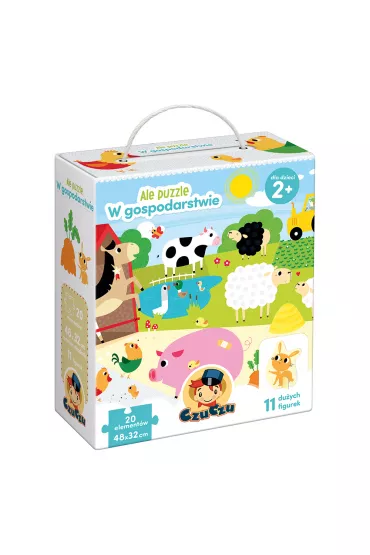 Ale puzzle 20 el. W gospodarstwie Bright Junior Media