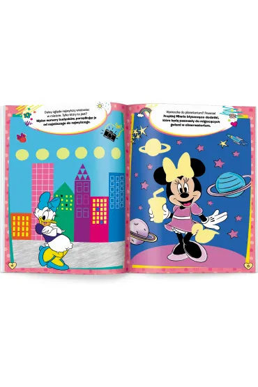 Minnie. 100 Brokatowych naklejek