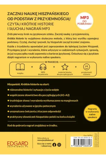 Hiszpa�ski Kr�tkie historie na start. Kr�tkie historie - Natalia  Karpacz