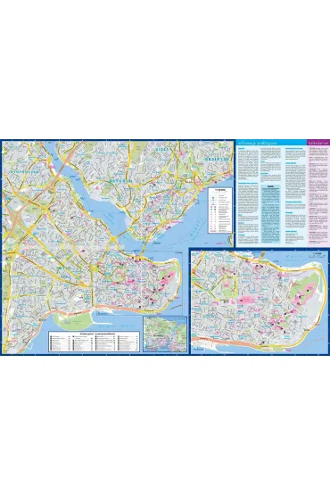 Stambu� laminowany przewodnik i mapa 2w1