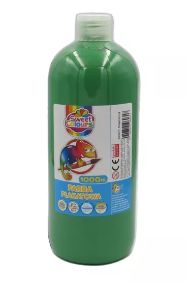 Sweet colours Farba plakatowa zielona 1000 ml
