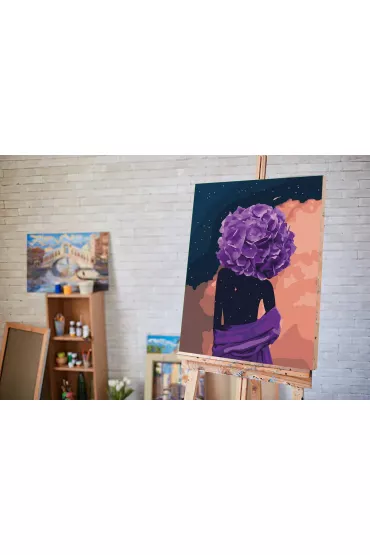 Twoje Hobby Malowanie po numerach - Fioletowy urok� 40x50cm