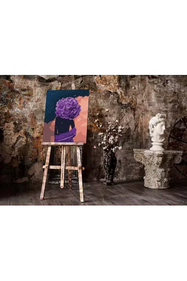 Twoje Hobby Malowanie po numerach - Fioletowy urok� 40x50cm