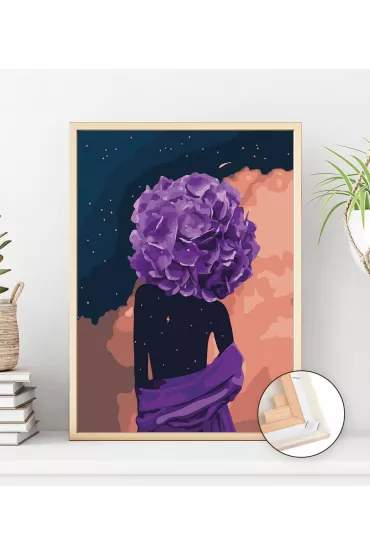 Twoje Hobby Malowanie po numerach - Fioletowy urok� 40x50cm