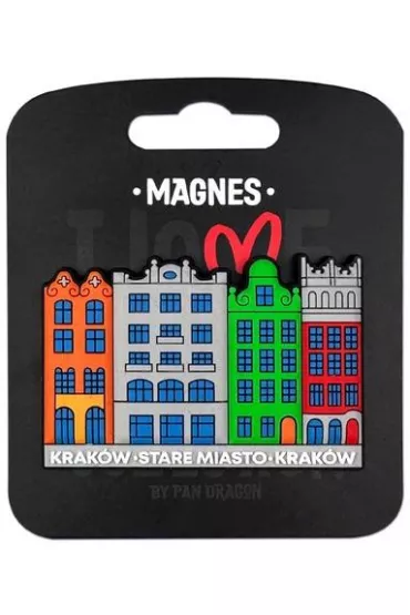 Pan Dragon Magnes I love Poland Krak�w