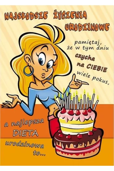 Stamp Karnet Comic B6 + koperta wz�r nr 05 Urodziny