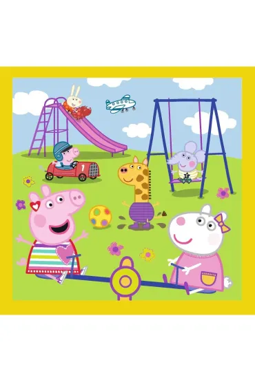 Puzzle 3w1 (20+36+50 el.) Weso�y dzie� Peppy. �winka Peppa Trefl