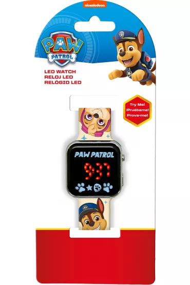 Psi Patrol Zegarek LED z kalendarzem Paw Patrol PW19961