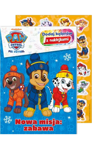 Nowa misja: zabawa. Psi Patrol. Dodaj Kolor�w z naklejkami