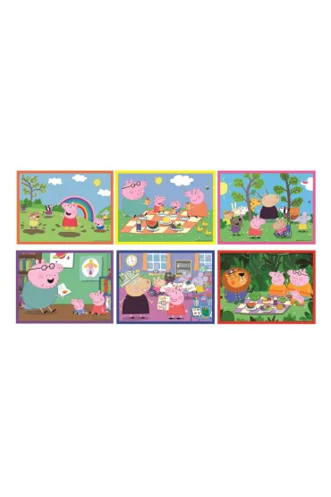 �winka Peppa Klocki obrotowe 12 el. Peppa Pig