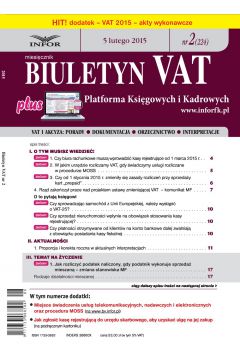 ePrasa Biuletyn VAT 2/2015