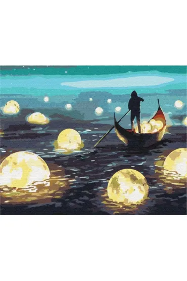 Brushme Malowanie po numerach - Ksi�ycowy Spacer 40x50cm