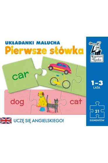 Puzzle Kapitan Nauka. Ukadanki malucha. Angielski. Pierwsze swka Edgard - Katarzyna  Drewek-Wojtasik