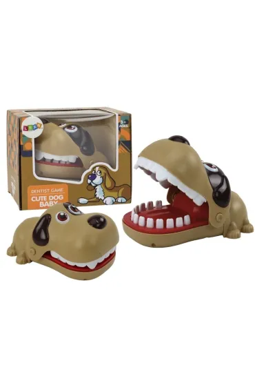 Piesek dentysta br�zowy LeanToys