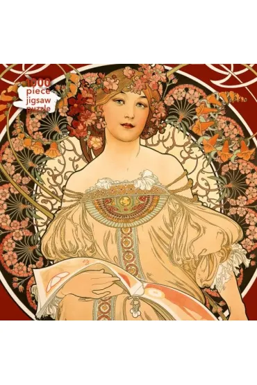 Puzzle 1000 el. Rozmarzenie Alfons Mucha Flame Tree