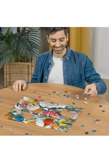 Puzzle 500 el. 2D Ptaki ogrodowe Ravensburger