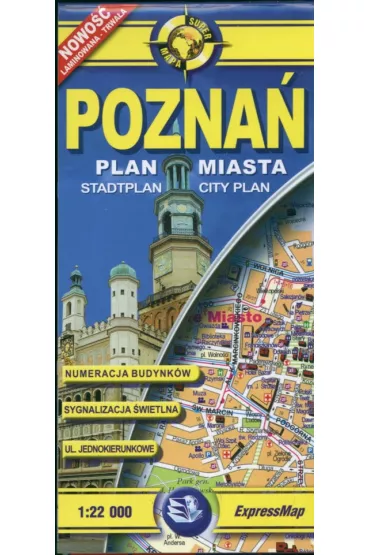 Pozna� plan miasta 1:22 000