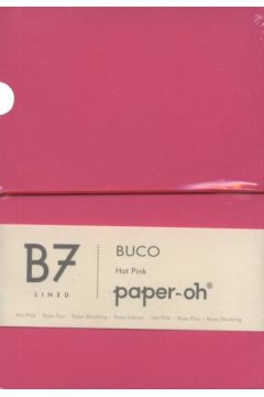 Notatnik B7 Buco Hot Pink linia