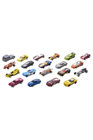 Hot Wheels. Samochodziki resoraki Dwudziestopak Mattel
