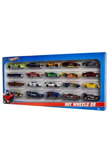 Hot Wheels. Samochodziki resoraki Dwudziestopak Mattel