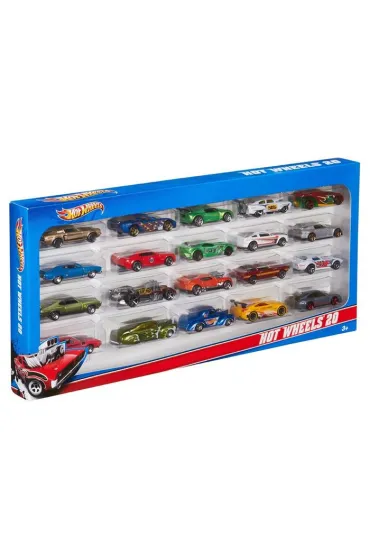 Hot Wheels. Samochodziki resoraki Dwudziestopak Mattel