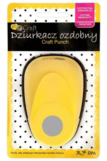 dpCraft Dziurkacz ozdobny 3,7cm ko�o (3,7 cm) (JCDZ-115-010)