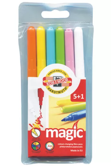 Koh-I-Noor Flamastry Magic 6 szt.