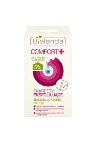 Bielenda Skarpetki eksfoliuj�ce z�uszczaj�cy zabieg do st�p Comfort +