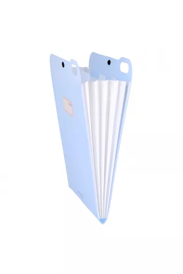 WPC Organizer pionowy Strigo A4 z 5 przek�adkami b��kitny