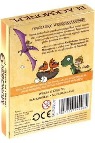 Munchkin 9. Dino�ar�y nie wymar�y Black Monk - Steve Jackson, John Kovalic