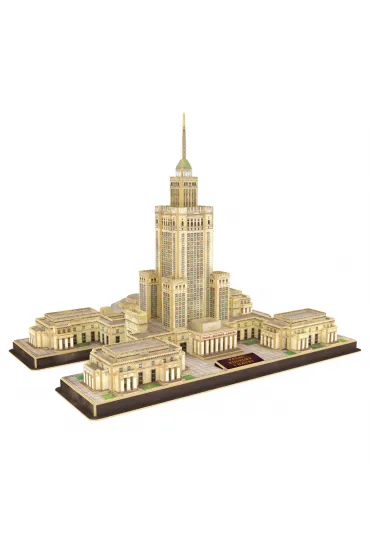 Puzzle 3D 144 el. Pa�ac Kultury i Nauki. Zestaw XL Cubic Fun
