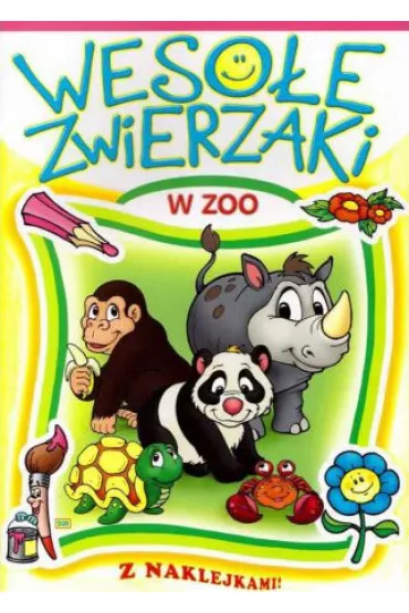Kolorowanka z naklejkami. Weso�e zwierzaki w ZOO 506