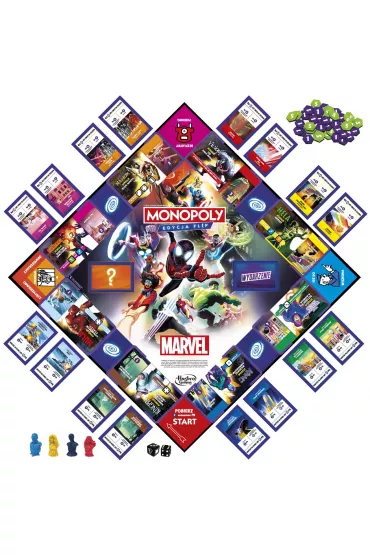 Monopoly Flip Marvel
