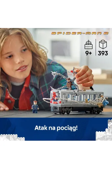 LEGO Marvel Spider-Man kontra Doc Ock — scena w metrze 76321