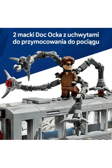LEGO Marvel Spider-Man kontra Doc Ock — scena w metrze 76321