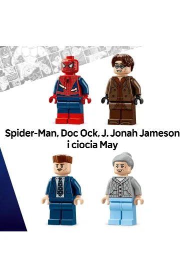 LEGO Marvel Spider-Man kontra Doc Ock — scena w metrze 76321
