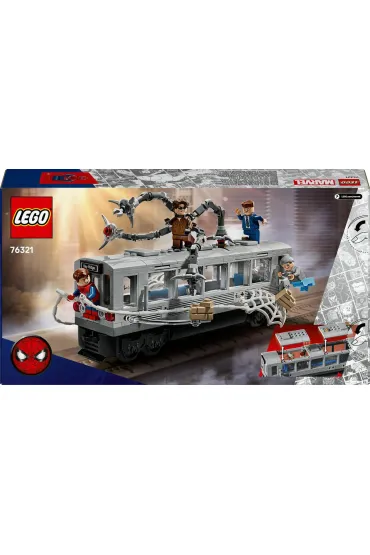 LEGO Marvel Spider-Man kontra Doc Ock — scena w metrze 76321
