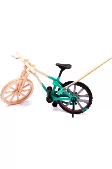 Puzzle Drewniane 3D Do Malowania Rower Nice-idea.pl