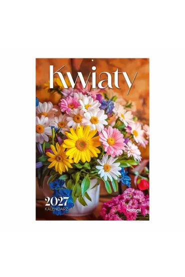 Kalendarz 2027 �cienny A4 Kwiaty