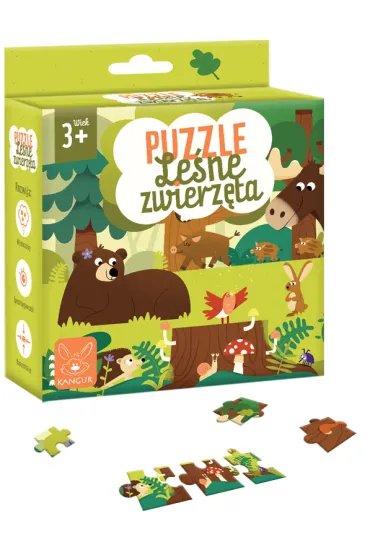 Puzzle Le�ne Zwierz�ta 3+ Kangur