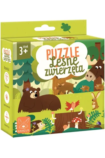 Puzzle Le�ne Zwierz�ta 3+ Kangur