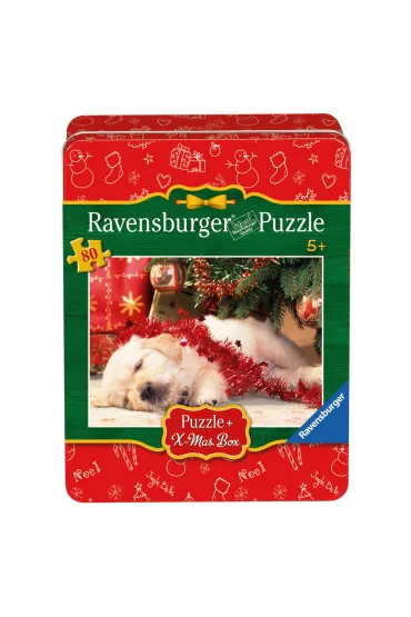 Puzzle 80 el. �wi�teczny piesek 075461 Ravensburger