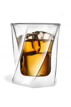 Vialli Design Szklanka z podwjn ciank do whisky Cristallo 25509 300 ml