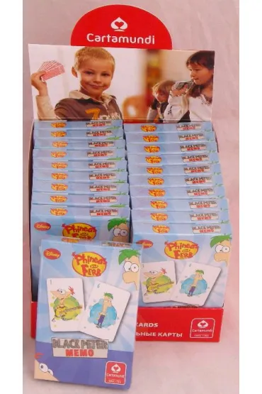 Czarny Piotru� i Memory. Phineas & Ferb
