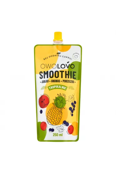 Owolovo Smoothie tropikalnie Jabko-ananas-porzeczka 250 ml