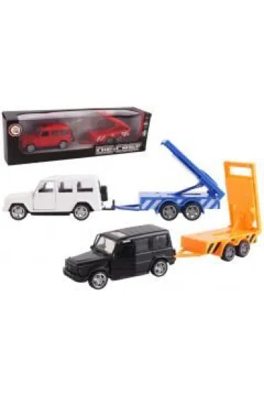Samoch�d z przyczep� roboty drogowe metal mix Pro Kids