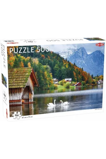 Puzzle 500 el. Landscape. Swans on a Lake Tactic