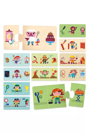 Puzzle Dobieranki. Zawody Headu