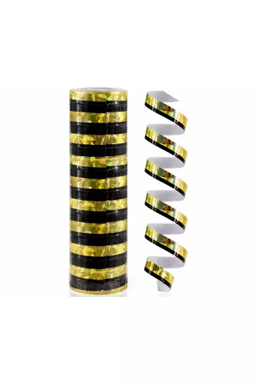 Godan Serpentyna holograficzna z�ota, czarna 4 m